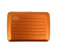 Ogon Designs. Porte carte. STOCKHOLM V2, Aluminium. Orange - Uni -