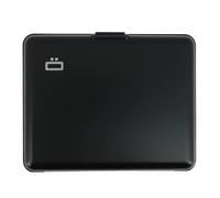 Ogon Designs. Portefeuille. BIG STOCKHOLM WALLET, Aluminium. Noir intense - Uni