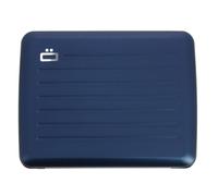 Ögon Designs Portefeuille SMART CASE V2 LARGE – Bleu marine aluminium – Unisexe