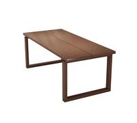 OGOODLE Bureau à Domicile Bureau en Bois Massif établi Maison Salon Table d'étude Longue rondins Bureau d'ordinateur