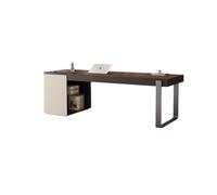 OGOODLE Bureau à Domicile Bureau Minimaliste, Bureau d'étude à Domicile, d'ordinateur Moderne et Luxueux en Bois Massif, adapté aux Bureaux d'entreprise