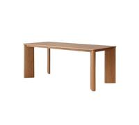 OGOODLE Bureau à Domicile Table de conférence en Bois Massif, Maison, Salon, Longue d'étude, Bureau Patron d'entreprise, négociation, Travail