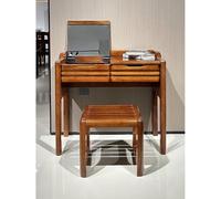 OGOODLE Coiffeuse Coiffeuse en Bois, Coiffeuse à Bascule, Bureau de Style Chinois, Coiffeuse de Chambre à Coucher Bureau
