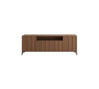 OGOODLE Meuble TV 200cm Meuble de Rangement au Sol en Bois Rustique, Centre de Loisirs pour Salon Domestique, Meuble de Stockage pour Hôtels & Sociétés Console multimédia