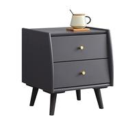 OGOODLE Table de chevet créative de style nordique, table d'appoint basse, table basse de rangement, casier de chevet intérieur, casier de chambre à coucher, tables d'appoint noires pour chambre à