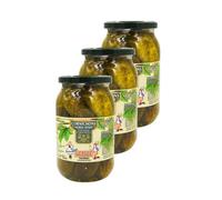 Ogorki - Lot 3x Cornichons aigres doux - Ogorki - bocal 490g