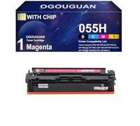 OGOUGUAN 055H CRG-055H CRG055H Compatible Cartouche de Toner pour Canon i-SENSYS MF744Cdw MF742Cdw MF746Cx (1 Magenta)