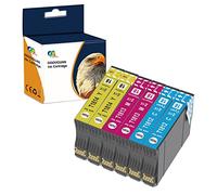 OGOUGUAN 18XL Cartouches d'encre Remplacer pour Epson 18 18 XL Compatible avec Epson Expression Home XP-322 XP-215 XP-205 XP-225 XP-305 XP-325 XP-422 XP-405 XP-415 XP-425 XP-315 XP-312(6 Couleurs)