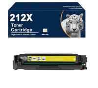 OGOUGUAN 212X Cartouche de Toner pour HP 212X 212A W2120X W2121X W2122X W2123X Color Laserjet Enterprise M554dn M555dn M555x Flow MFP M578c M578z M578f M578dn (Yellow:10000 Pages)