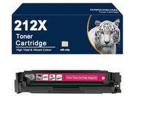 OGOUGUAN 212X Cartouche de Toner pour HP 212X 212A W2120X W2121X W2122X W2123X Color Laserjet Enterprise M554dn M555dn M555x Flow MFP M578c M578z M578f M578dn (Magenta:10000 Pages)
