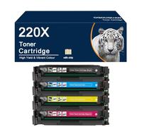 OGOUGUAN 220X 220A Compatible Cartouche De Toner avec Puce pour HP Color Laserjet Pro MFP 4302dw 4302fdw 4202dw 4202dn 4302fdn (4-Pack)