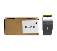 OGOUGUAN 4 Cartouches 1x2000, 3X1400 Pages Toner pour Lexmark CX421adn, CX421, CX522ade, CX522, CX622ade, CX622, CX625ade, CX625adhe, CX625, CS421DN, CS421, CS431DW, CS431, CS521D (Nior)