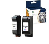 OGOUGUAN 45 78 Remplacement Cartouches d'encre compatibles pour HP 45 78 pour HP Copier 180 280 Deskjet 1180c 1220c 1280 6120 9300 930c 959c 970cxi Officejet G55 G85 G95 K60 K80