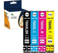 Ogouguan 604 Xl Multipack Compatible Cartouch D'Encre Remplacement Pour 604Xl Pour Expression Home Xp-2205 Xp-4200 Xp-3200 Xp-3205 Xp-2200 Xp-4205 Workforce Wf-2935 2930 2910 2950Dwf(4 Pack)