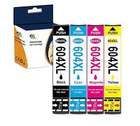 OGOUGUAN 604XL Cartouche d'encre Compatible Epson 604XL 604 XL pour XP-2200 XP-2205 XP-3200 XP-3205 XP-4200 XP-4205 WF-2910 WF-2930 WF-2935 WF-2950 (4 Pack)