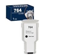 OGOUGUAN 764 (300ML) Compatible avec Les Cartouches d'encre HP 764 3WX40A 3WX41A C1Q13A C1Q14A C1Q15A 3WX42A pour Traceur HP Designjet T3500 (MBK/3WX40A)