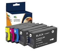 OGOUGUAN 953XL Cartouches d'encre Remplacement Compatible pour HP 953XL 953 XL pour HP Officejet Pro 7740 8710 8715 8718 8719 8720 8725 8730 8740 8218 7720 7730 (2 Noir Cyan Magenta Jaune, 5-Pack)