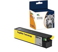 OGOUGUAN 991X Cartouches d'encre avec puces 991X Cartouches d'encre Compatibles Imprimantes avec pour HP PageWide Pro MFP 777z 772dn, Pro 750dw, Color MFP 774dn/dns 779dn/dns, Color 755dn (Jaune)