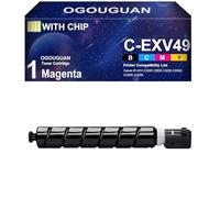 OGOUGUAN C-EXV49 Compatible Cartouche de Toner EXV49 NPG-67 GPR-53 Remplacement pour Canon IR C3320, C3320i, C3325i, C3330i, C3520i, C3525i, C3530i (1 Magenta)