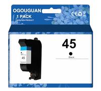 OGOUGUAN CAIDI 45 Cartouche Compatible pour Colour Copier 180 280 Deskjet 1180c 1220c 1280 6120 9300 930c 959c 970cxi Fax 1220 Photosmart 1000 1115 (C51645AE)