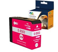 OGOUGUAN CAIDI 9 Couleurs P800 Ink cartridges T8501 T8502 T8503 T8504 T8505 T8506 T8507 T8508 T8509 Cartouche d'encre 80 ML Compatible avec Les imprimantes T850 Ink Surecolor sc-p800 (T8503)