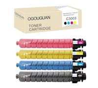 OGOUGUAN Cartouche de Toner Compatible Aficio MP C3003 C3003SP MP C3503 C3503SP MP C3004 C3004SP MP C3504 C3504SP Remplacement pour Ricoh Aficio MP C3003SP (4-Pack)