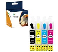 OGOUGUAN Cartouche d'encre 604XL Vide et Rechargeable Compatible Epson 604XL pour Epson XP-2200 XP-2205 XP-3200 XP-3205 XP-4200 4205 WF-2910DWF WF-2950 avec Puce