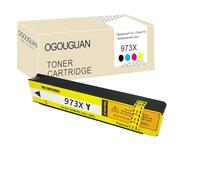 OGOUGUAN Cartouche d'encre Remanufacturée 973 973X L0S07AE F6T81AE F6T82AE F6T83AE Remplacement pour HP PageWide Pro 452dn 452dw 452dwt 477dn 477dw (Jaune)
