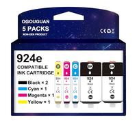 OGOUGUAN Cartouches Compatibles 924e XL avec Puces, Compatible HP OfficeJet Pro 8120 8123 8122e 8124e 8125e 8132e 8134e 8135e 8138e