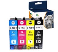 OGOUGUAN Cartouches Compatible Epson T40D1 Multipack pour SureColor SC-T2100, SureColor SC-T3100 SC-T5100, SureColor SC-T3100M MFP, SureColor SC-T3100N, SureColor SC- (4pk)