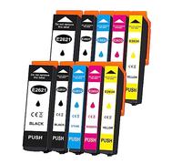 OGOUGUAN Cartouches d'encre Compatible avec Epson 26 26XL Cartouche, pour Expression Premium XP-510 XP-520 XP-600 XP-605 XP-610 XP-615 XP-620 XP-625 XP-700 XP-710 XP-720 XP-800 XP-810 XP-820 (12-Pack)