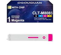OGOUGUAN Compatible Cartouche De Toner CLT-K808S CLT-C808S CLT-M808S CLT-Y808S Remplacement Utilisation pour Sam-Sung X4250LX X4300LX (1 Magenta)