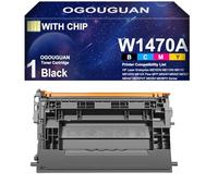 OGOUGUAN Compatible Cartouche De Toner Noir De Remplacement pour W1470A 147A W1470X 147X W1470Y 147Y avec Puce pour Enterprise M610DN M611DN M611X M612DN imprimante (147A, 10050 Pages)