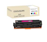 OGOUGUAN Compatible pour HP 415A 415X Toner Color Laserjet Pro MFP M479fdw Toner M479fnw M479fdn M479dw M454dn M454dw M479 W2030A W2030X W2031A W2032A W2033A sans Puce (1 Magenta)