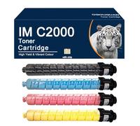 OGOUGUAN Haute capacité Compatible Cartouche de Toner IM C2000 842314 842313 842312 842311 Compatible pour Ricoh IM C2000 IM C2500 IM C2000A IM C2500A (4PK-BK:16500,CMY:10500)
