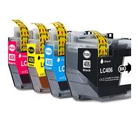 OGOUGUAN Lot de 4 cartouches d'encre compatibles LC406 à haut rendement pour Brother LC406 Fonctionne avec MFC-J4335DW / J4345DW / J4535DW / J5855DW / J5955DW / J6555DW / J6955DW