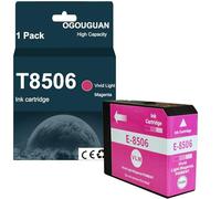 OGOUGUAN T8501 Cartouch d'encre Compatible pour T8501 T8502 T8503 T8504 Remplacement pour EP Son SC-P800 P800DES P800SE P800SP (T8506)