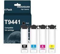 OGOUGUAN T9441 Cartouche d'encre Remplacer pour Epson 944 T9441 T9442 T9443 T9444 pour Epson Workforce Pro WF-C5210 WF-C5290 WF-C5710 WF-C5790 WF-C5790DWF