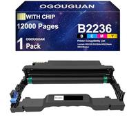 OGOUGUAN Tambour remanufacturé B220Z00 MB2236i B2236dw MB2236adw MB2236adwe (Noir) Remplacement pour Lex-Mark MB2236i B2236dw MB2236adw MB2236adwe(1-Pack)