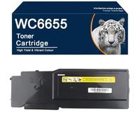 OGOUGUAN WC6655 Cartouche de Toner Compatible 6655 106R02745 106R02746 106R02747 106R02744 pour Xerox WorkCentre 6655i Remplacement pour Xerox WorkCentre 6655 6655i (1 Yellow)