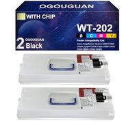OGOUGUAN WT-202 WT202 Remplacement de la boîte de Toner de déchets pour Canon ImageRunner Advance C3020 C3320 Compatible avec C3330 C3325 C3350 C3520 C5535 C5540 C5550 C5560 (2 Noir)