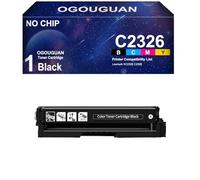 OGOUGUAN XC2326 C2326 Cartouche de Toners sans Puce pour 24B7498 7495 7496 7497 pour Lexmark XC2326 C2326 Imprimante (1 Noir)