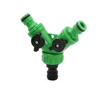 OGQNPJJCJ Raccord de plomberie pour robinet à boisseau sphérique 2 voies Répartiteur d'eau en Y Interrupteur réglable femelle 1/2 3/4 Tuyau d'arrosage (B)