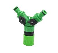 OGQNPJJCJ Raccord de plomberie pour robinet à boisseau sphérique 2 voies Répartiteur d'eau en Y Interrupteur réglable femelle 1/2 3/4 Tuyau d'arrosage (C)