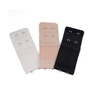 Ogquaton 3 pcs femmes 's élastique doux soutien-gorge sous-vêtement sangle de rallonge bande de soutien-gorge confortable extension - 2 crochets 2 rangées durables et utiles