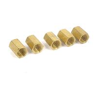 Ogquaton 5pcs 1/4 pouce BSP filetage femelle droit connecteur pneumatique adaptateur de raccord créatif et utile
