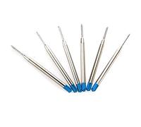 Ogquaton 6 Recharges Stylo Bille 10cm Bleu Grande Recharges Créatives et Utiles