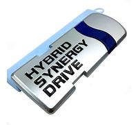 Ogquaton Autocollants voiture Plaque emblème Chrome Métal hybride Car Styling Décoration Emblèmes Sticker Car Styling Décoration créative et utile