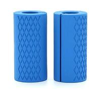 Ogquaton Barbell Dumbbell Grips Silicone Anti-Slip Protect Pad Intensify Avant-Bras Haltérophilie Fat Grip 1 Paire de Haute Qualité