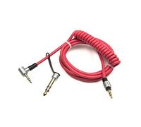 Ogquaton Beat dr Dre de haute qualité PRO DETOX compatible avec les écouteurs Câble audio Cordon de remplacement Durabilité Compatibilité Toutes les 2 couleurs - Rouge Durabilité